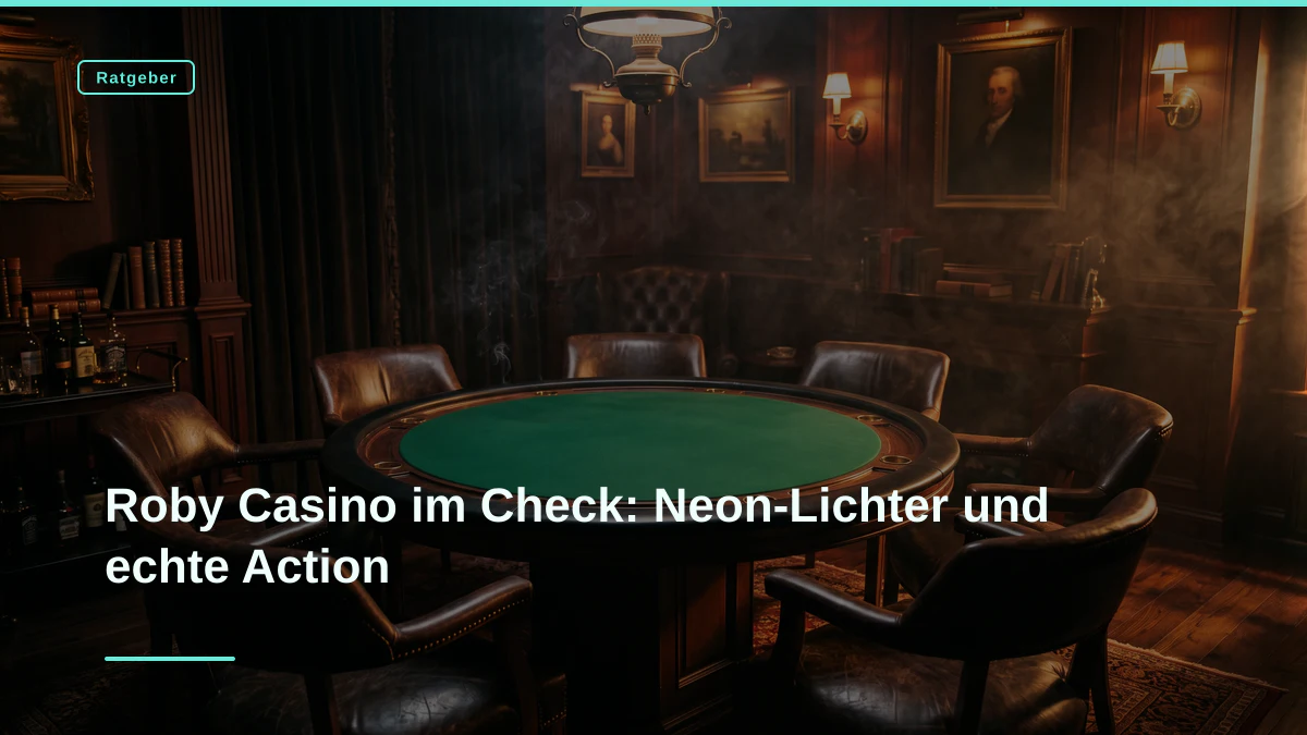 Roby Casino im Check: Neon-Lichter und echte Action