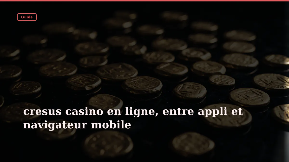 cresus casino en ligne, entre appli et navigateur mobile