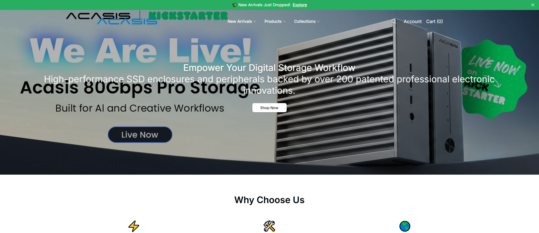 Stored capture of acasisworld.shop