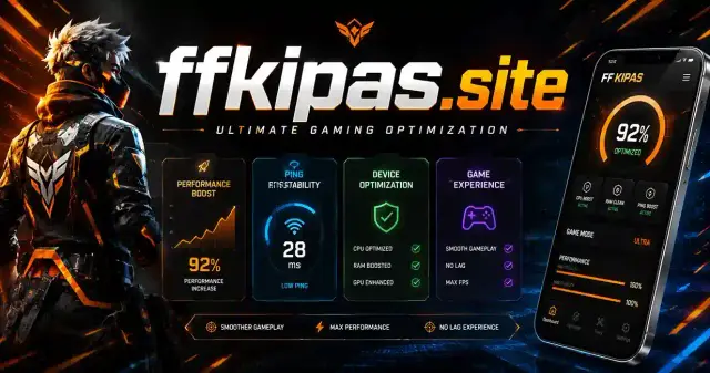 FF Kipas APK features and optimization tools