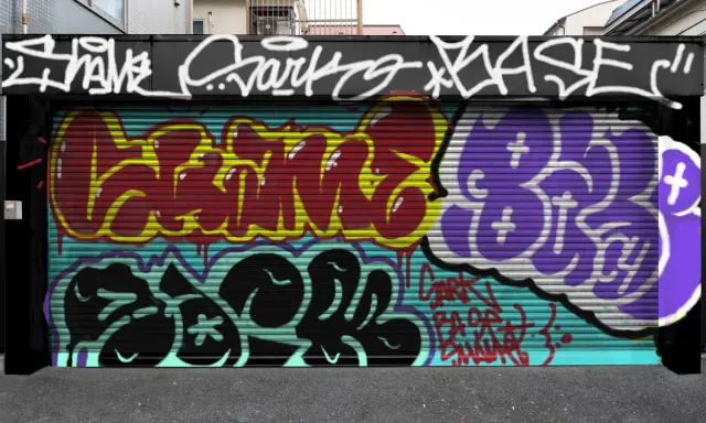 Graffiti artwork by Sark