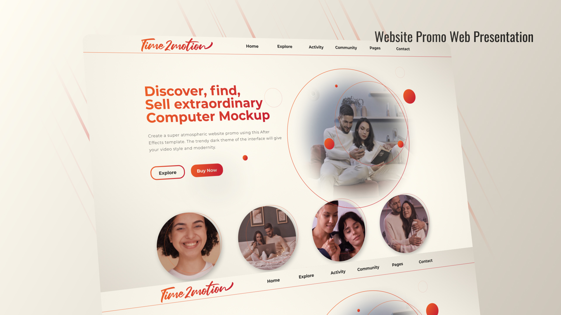 Web Promo Desktop Mockup Web Promo Desktop Mockup