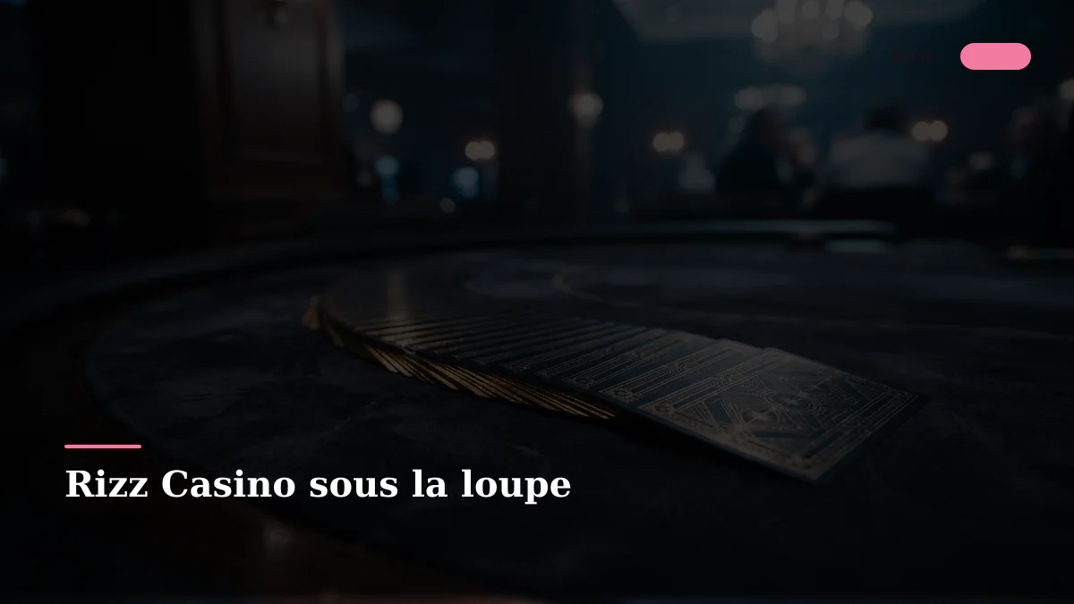 Rizz Casino sous la loupe