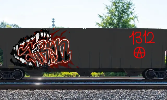 Graffiti artwork by Aloe