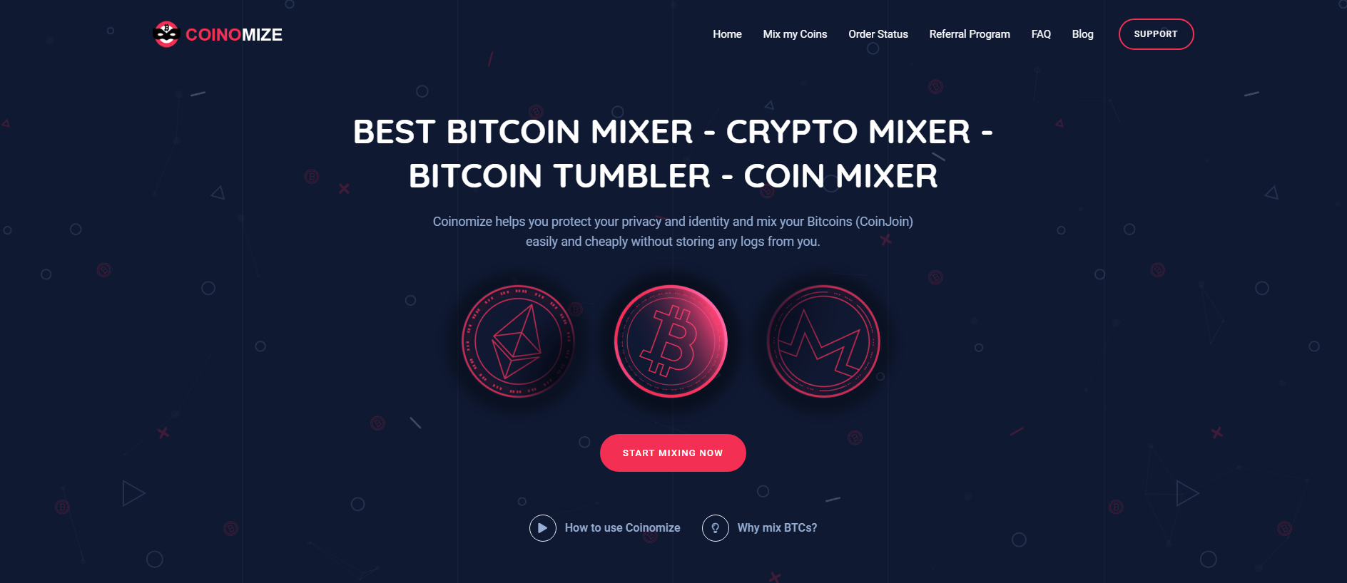 Stored capture of coinomize.shop