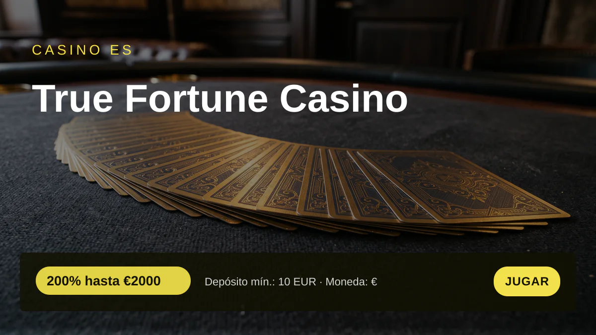 True Fortune Casino — bono de bienvenida 200% hasta €2000, pagos: Visa, Mastercard, Skrill, Neteller, Bitcoin True Fortune Casino — bono de bienvenida 200% hasta €2000, pagos: Visa, Mastercard, Skrill, Neteller, Bitcoin