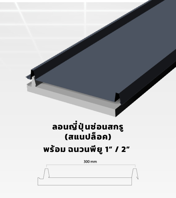 เมทัลชีทSnaplock พร้อมฉนวนพียู ลพบุรี พียูลพบุรี