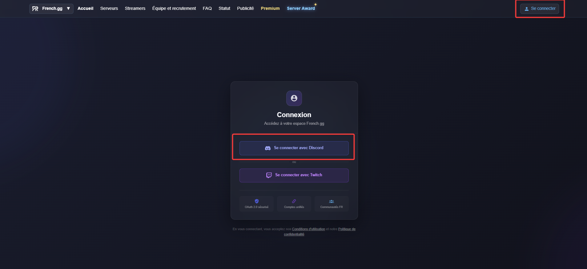 Connecte-toi à ton compte French.gg