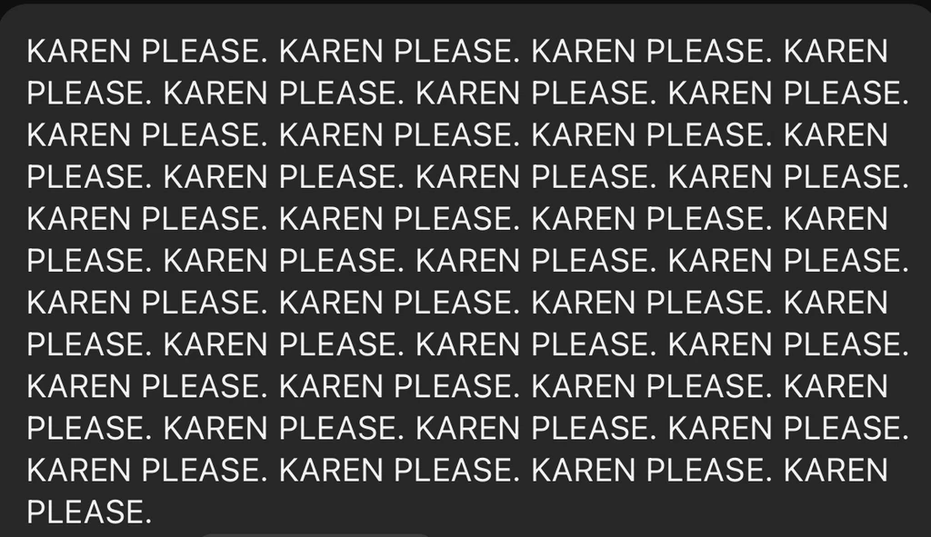 please