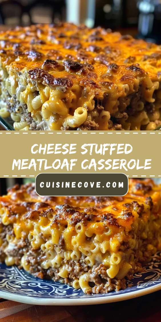 Cheese Stuffed Meatloaf Casserole That Will Blow Your Mind