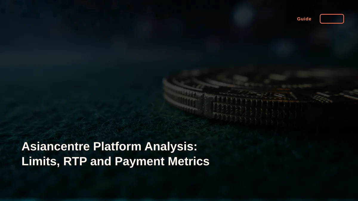 Asiancentre Platform Analysis: Limits, RTP and Payment Metrics