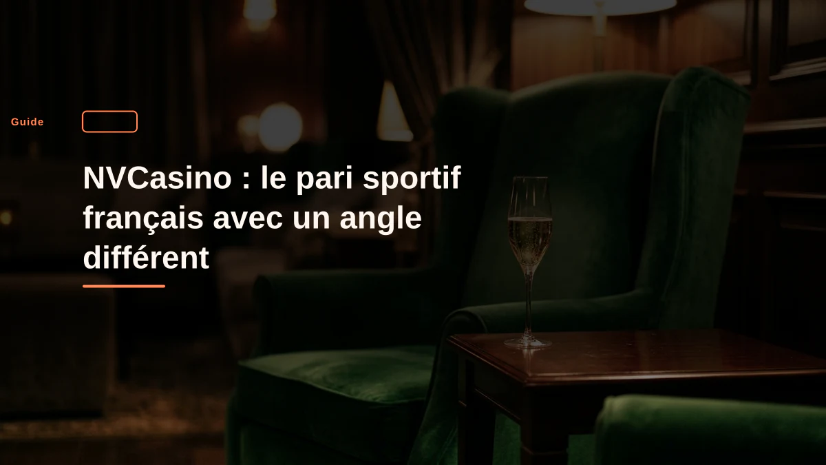 NVCasino : le pari sportif français avec un angle différent