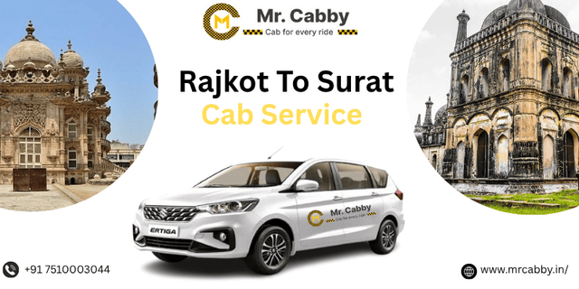 Rajkot to Surat Cab Service