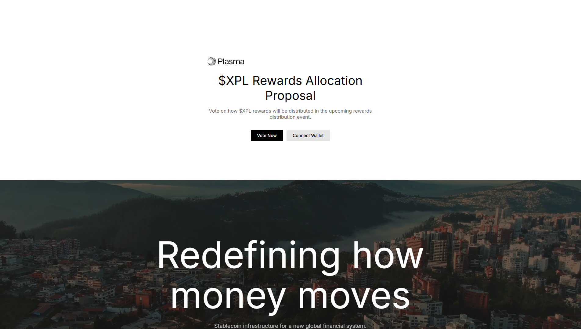Screenshot of plasmavote.com