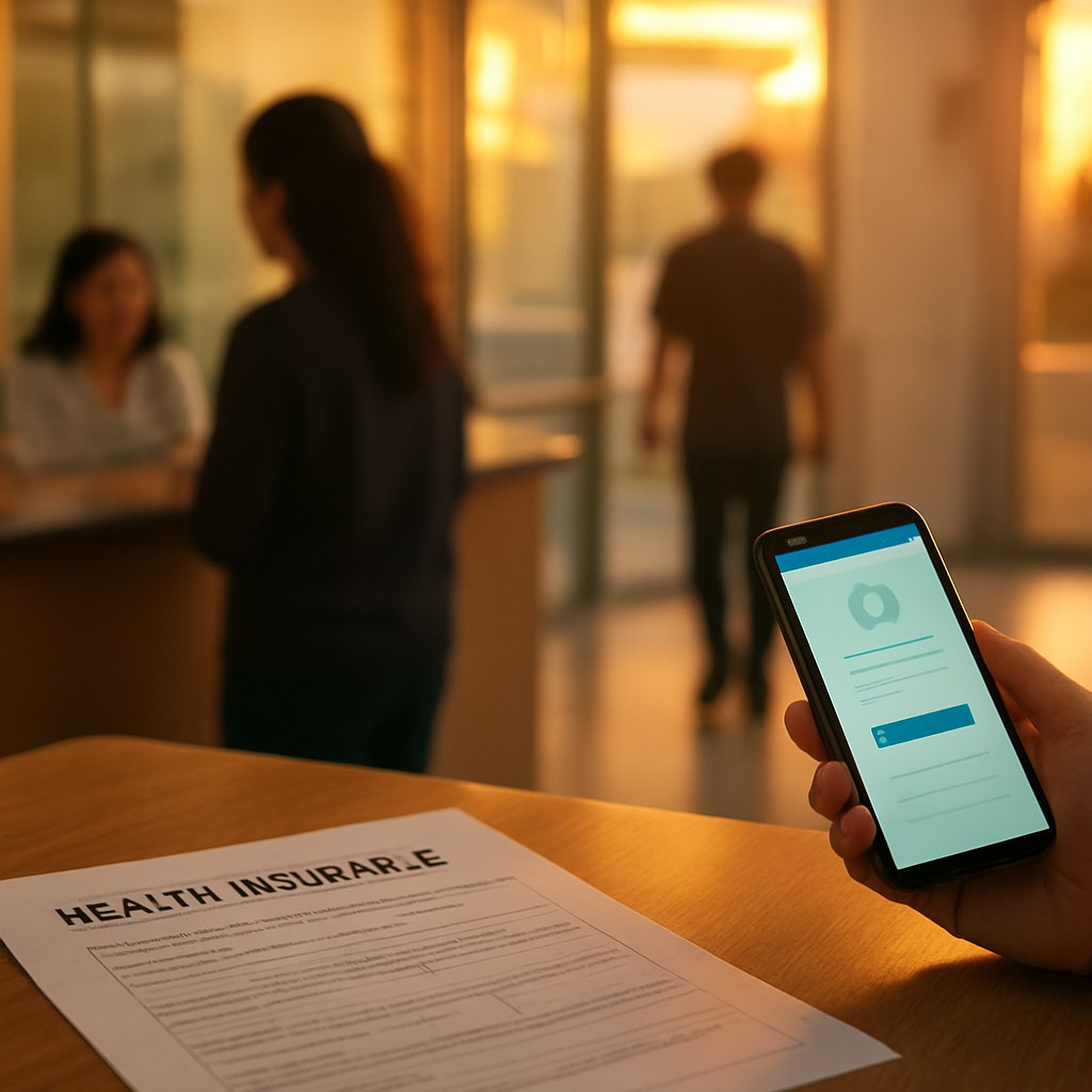 health insurance document paperwork refund korea