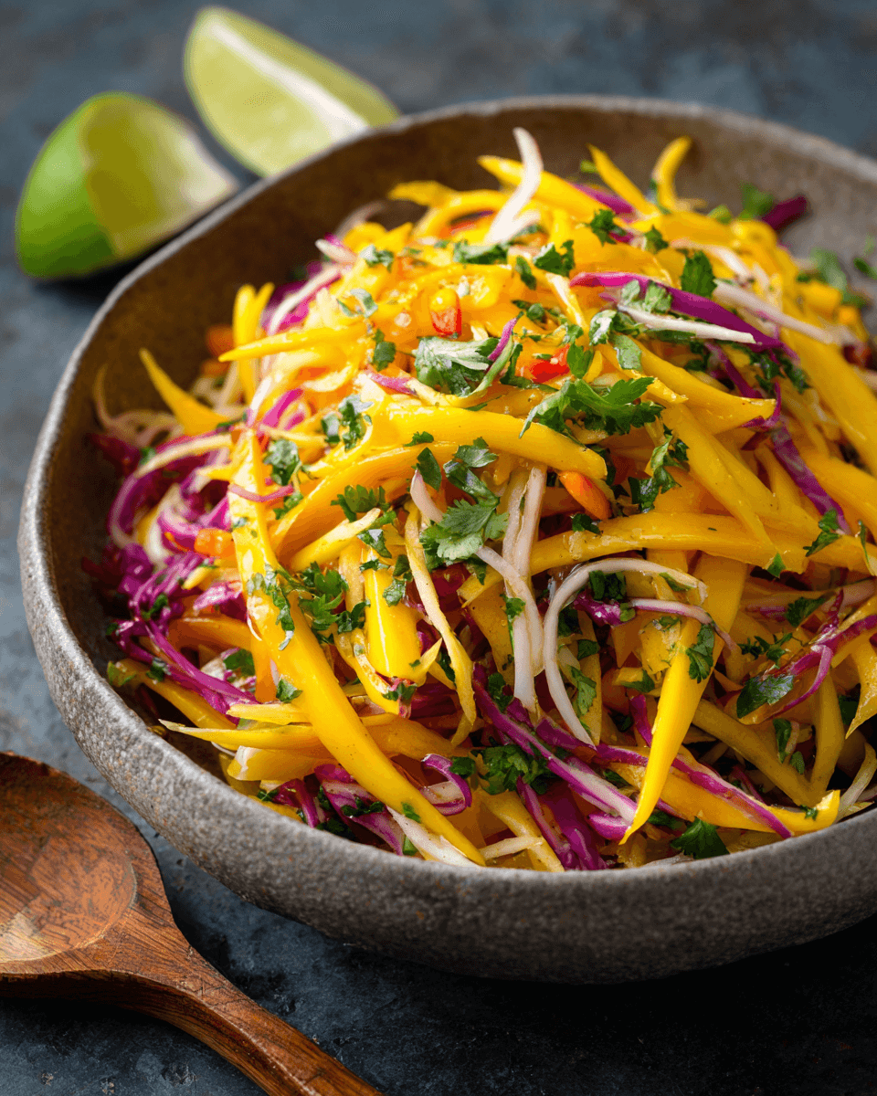 Quick And Easy Mango Slaw step photo