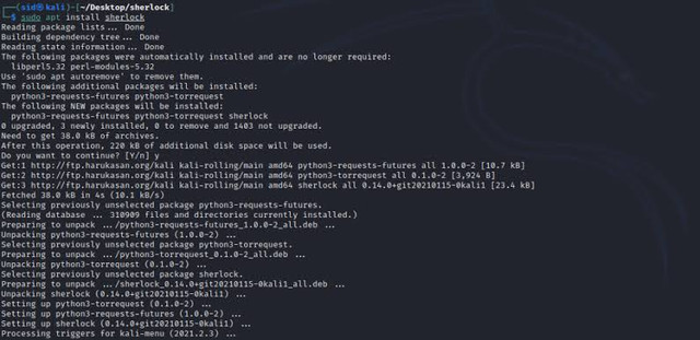 Install the Sherlock Tool