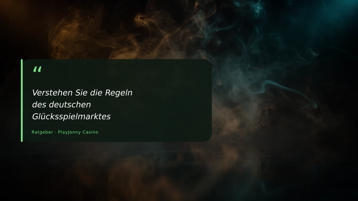 Verstehen Sie die Regeln des deutschen Glücksspielmarktes