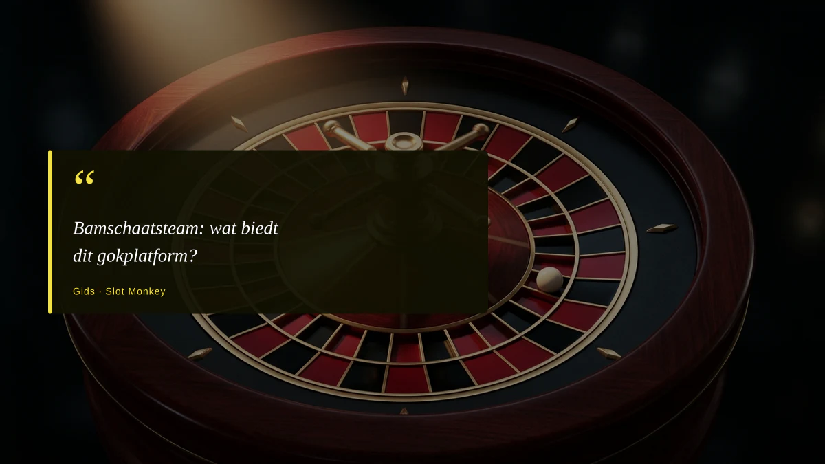 Bamschaatsteam: wat biedt dit gokplatform?