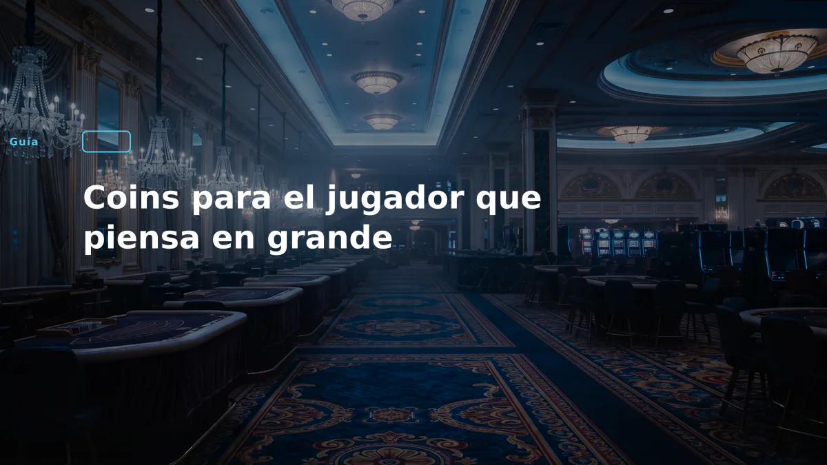 Coins para el jugador que piensa en grande