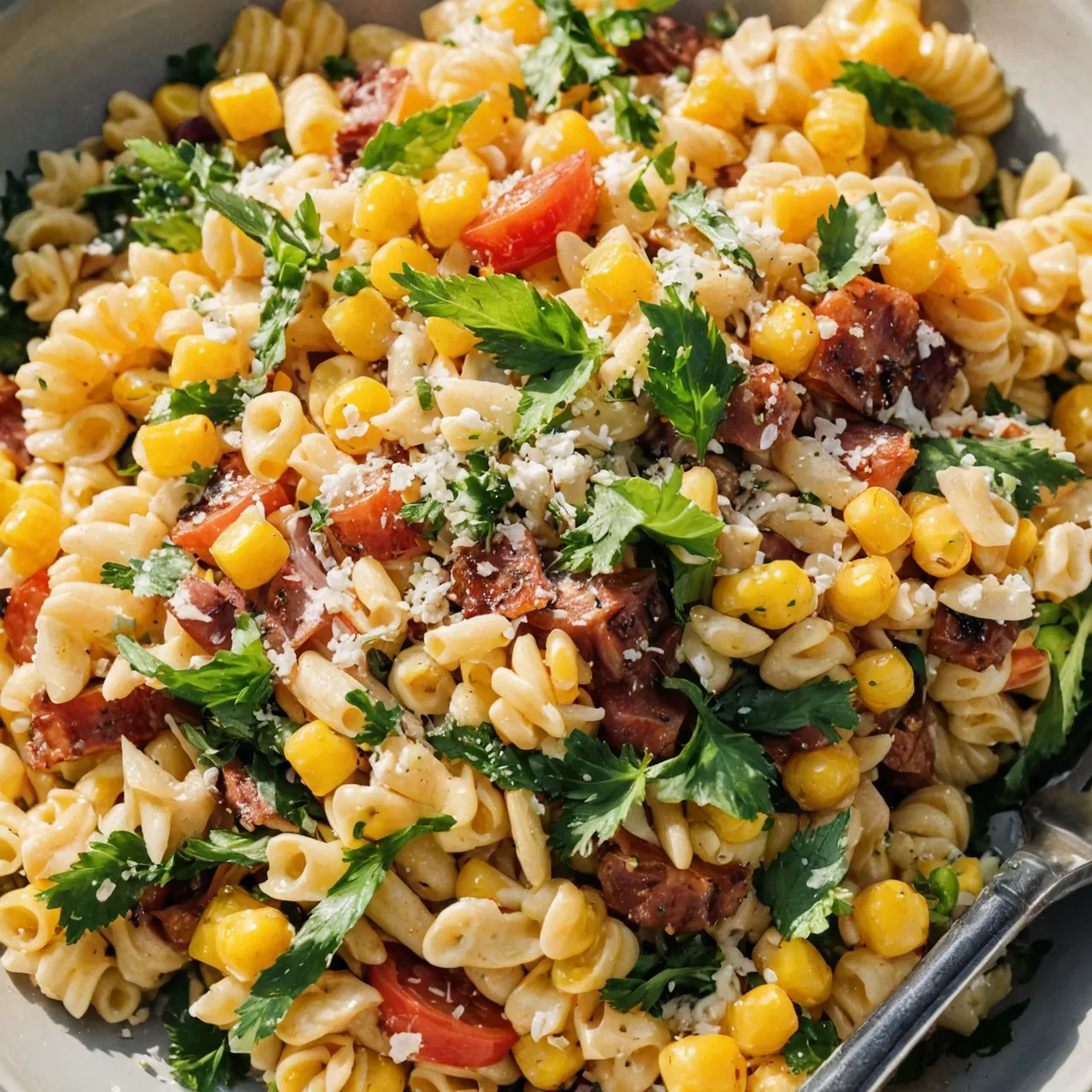 Ultimate Mexican Street Corn Pasta Salad Recipe