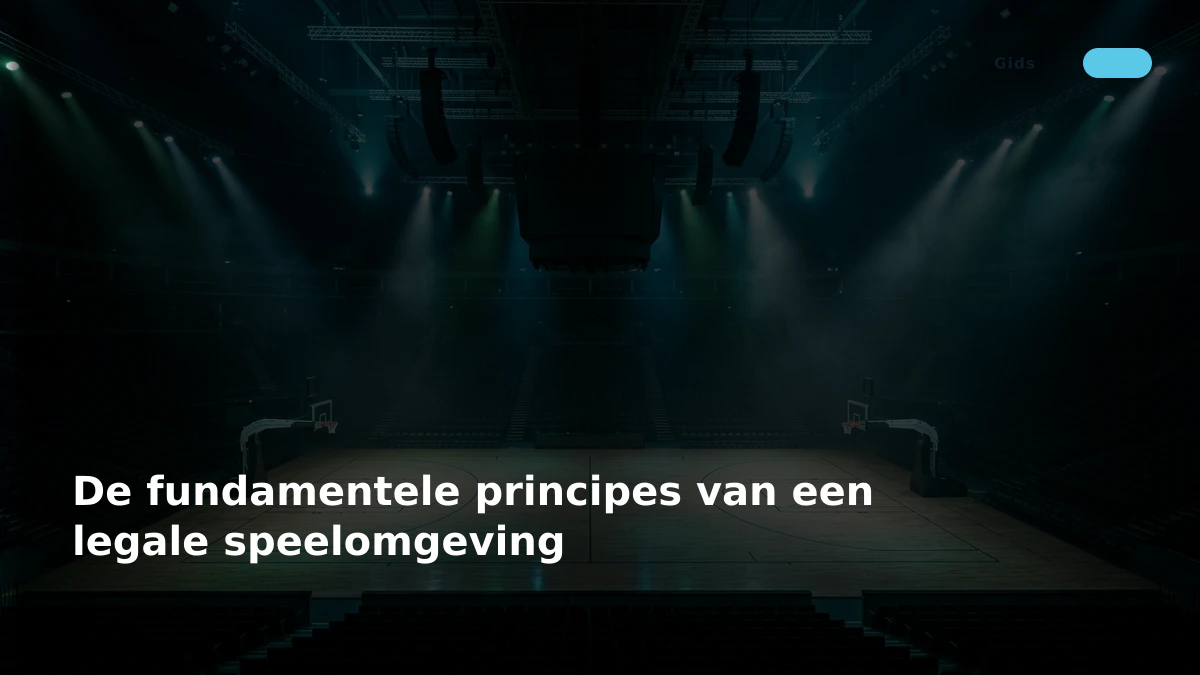 De fundamentele principes van een legale speelomgeving
