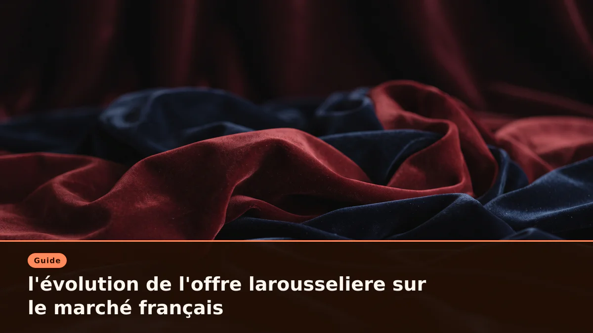 l'évolution de l'offre larousseliere sur le marché français