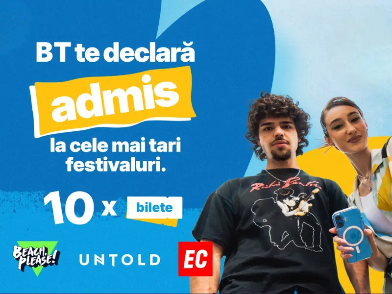 Banca Transilvania te trimite la festival: Bilete gratuite pentru clienții BT Pay