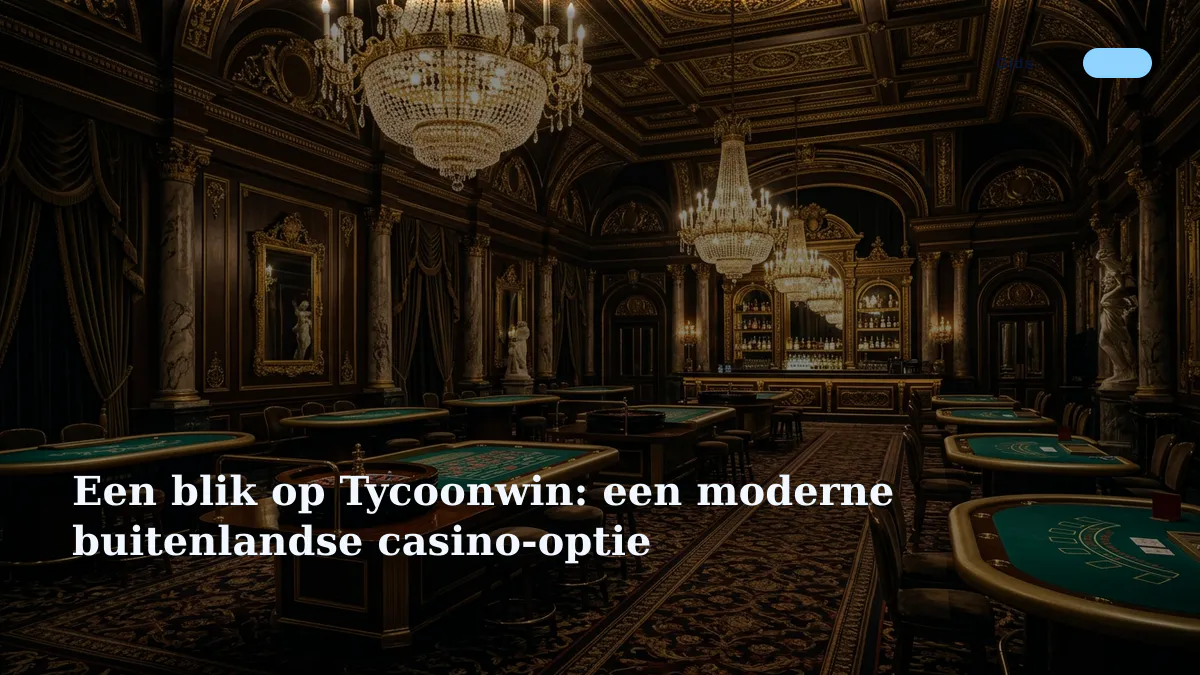 Een blik op Tycoonwin: een moderne buitenlandse casino-optie