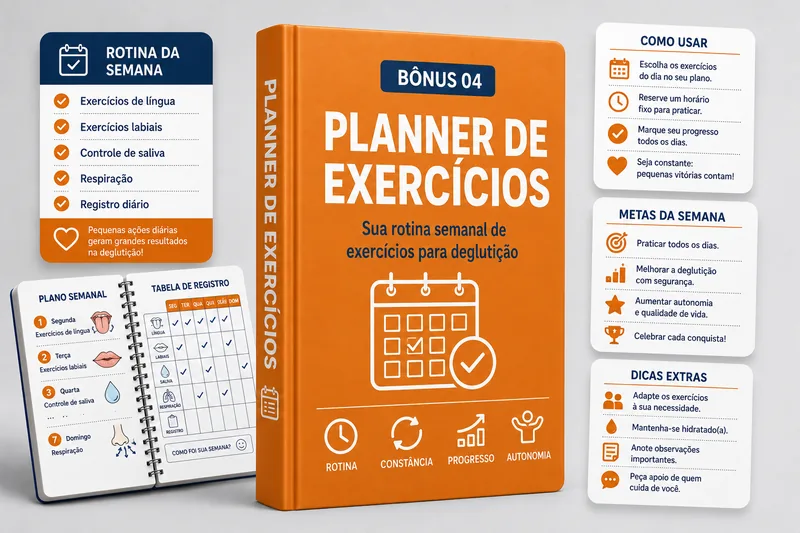 Mockup Planner Semanal de Exercícios
