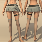 Skirt dyed