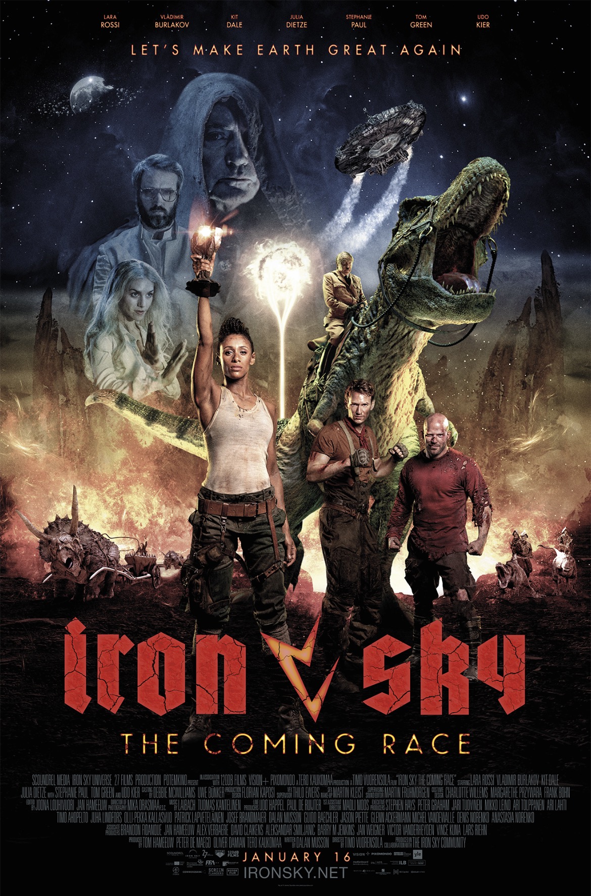 Poster of the 2019 Timo Vuorensola motion picture “Iron Sky: The Coming Race” Poster of the 2019 Timo Vuorensola motion picture “Iron Sky: The Coming Race”