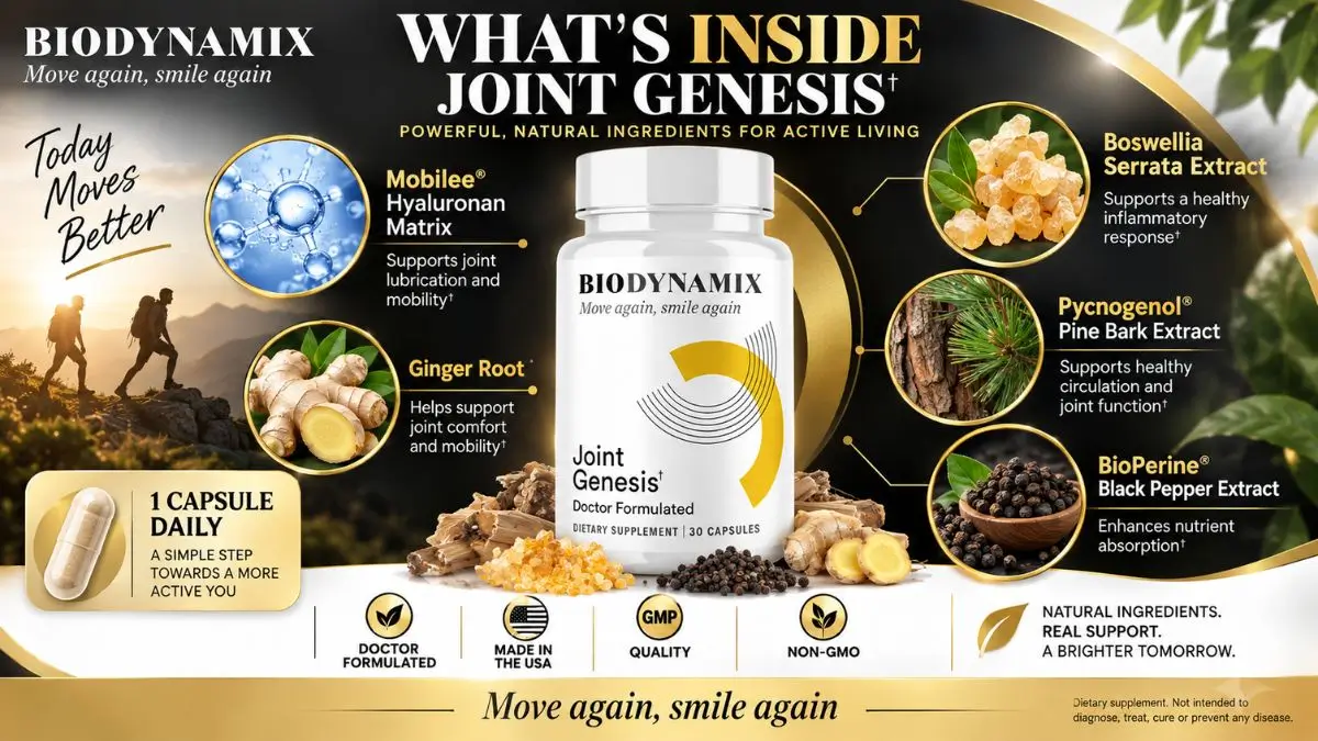 Joint Genesis Review Ingredients Breakdown Joint Genesis Review - Mobilee and Active Ingredients Breakdown