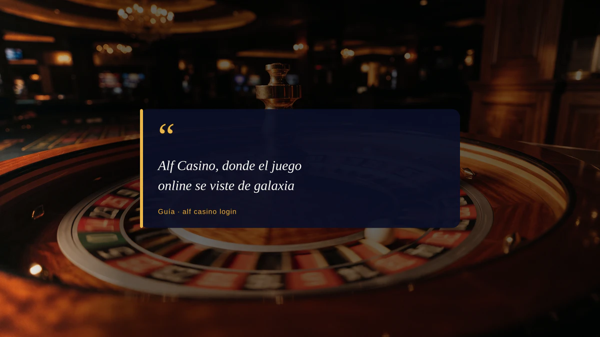 Alf Casino, donde el juego online se viste de galaxia
