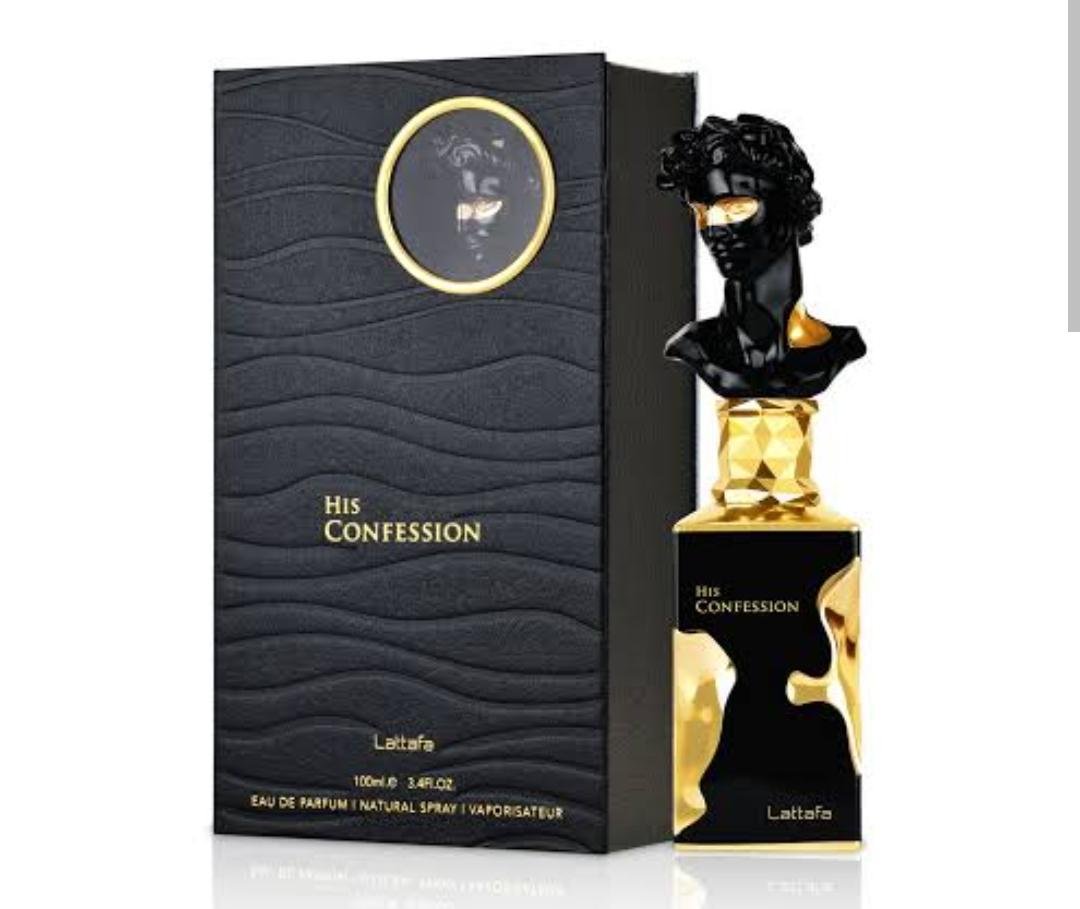 Statement making perfume His confession