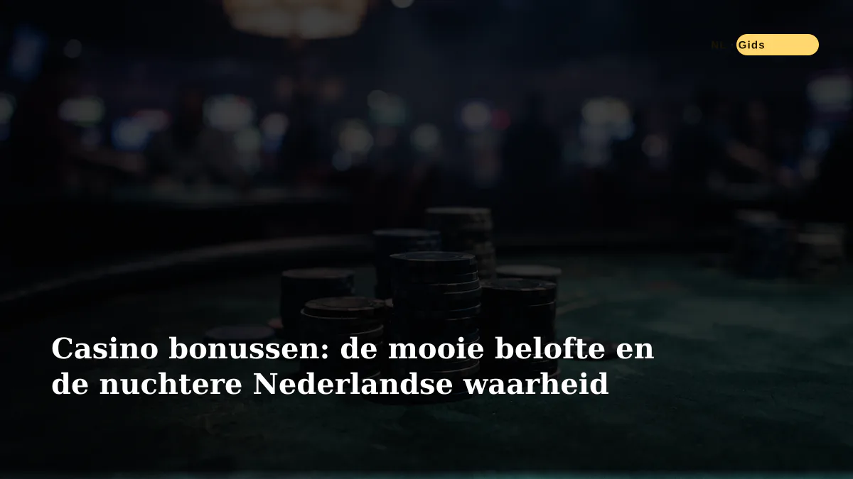 Casino bonussen: de mooie belofte en de nuchtere Nederlandse waarheid