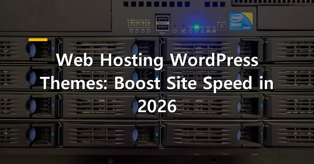 Laptop showing fast loading WordPress website on web hosting