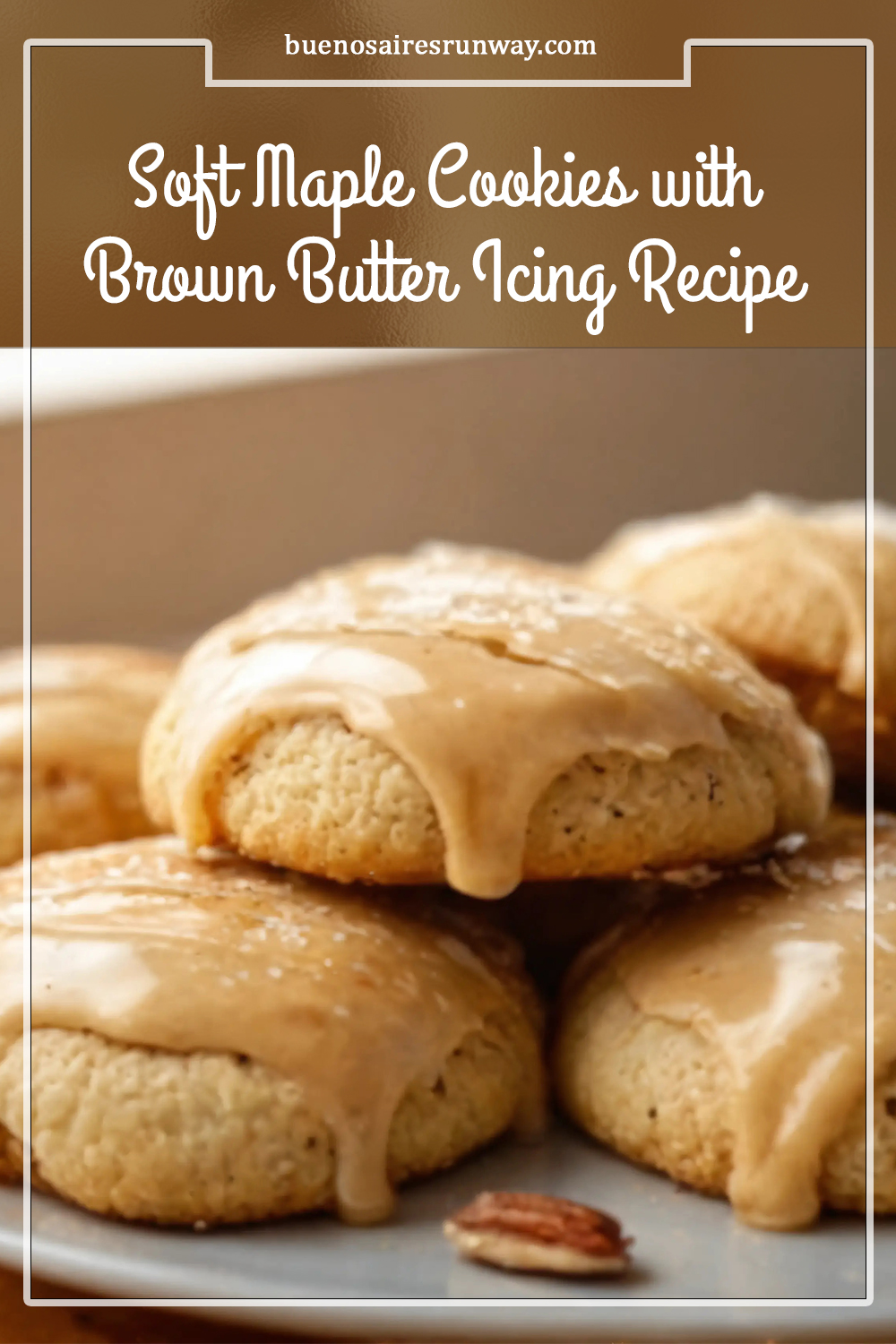 Soft Maple Cookies with Brown Butter Icing Recipe