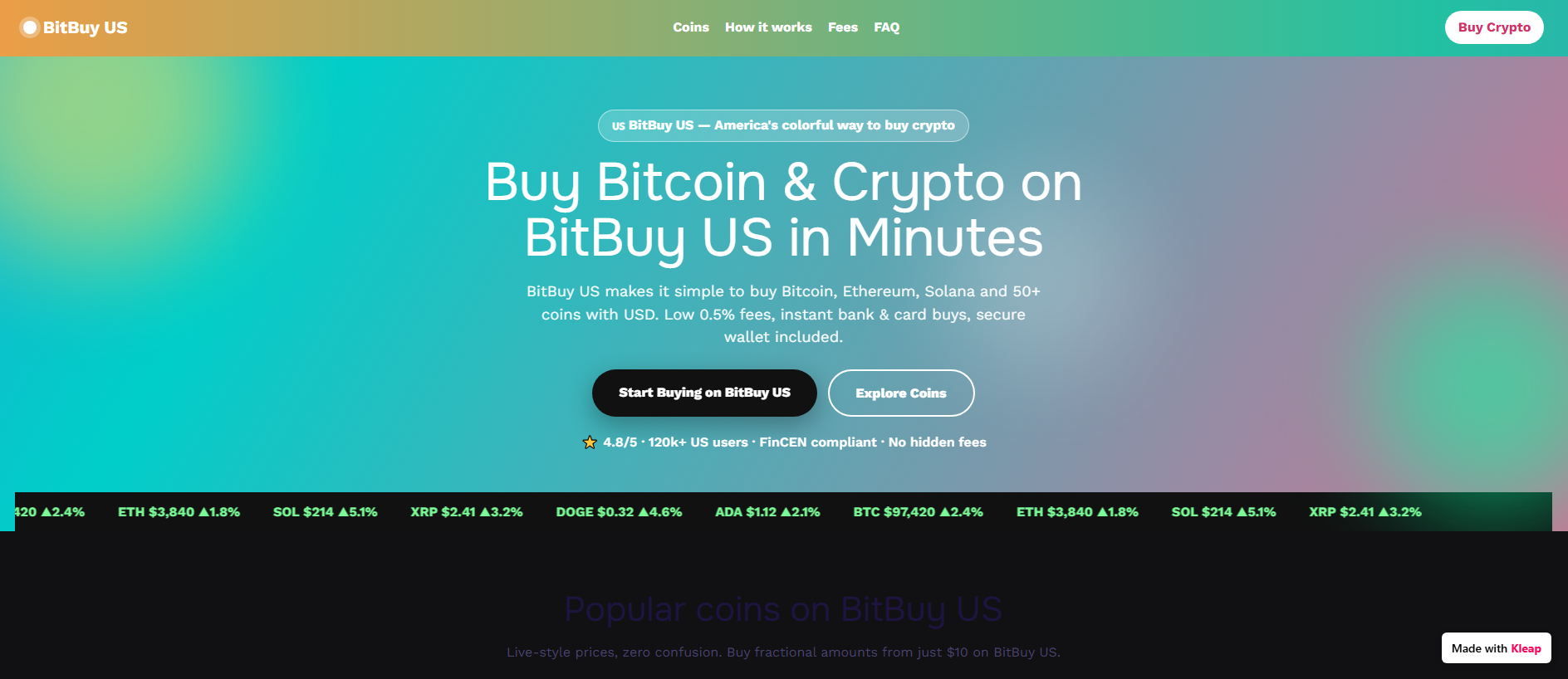 Stored capture of bitbuy-us.kleap.io