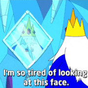 adventure time iceking face