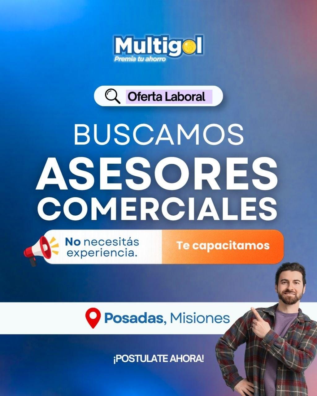 Se busca Asesor de ventas en Posadas
