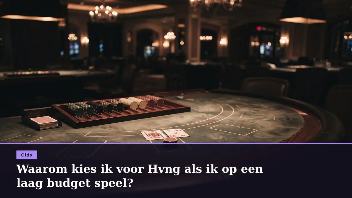 Waarom kies ik voor Hvng als ik op een laag budget speel?