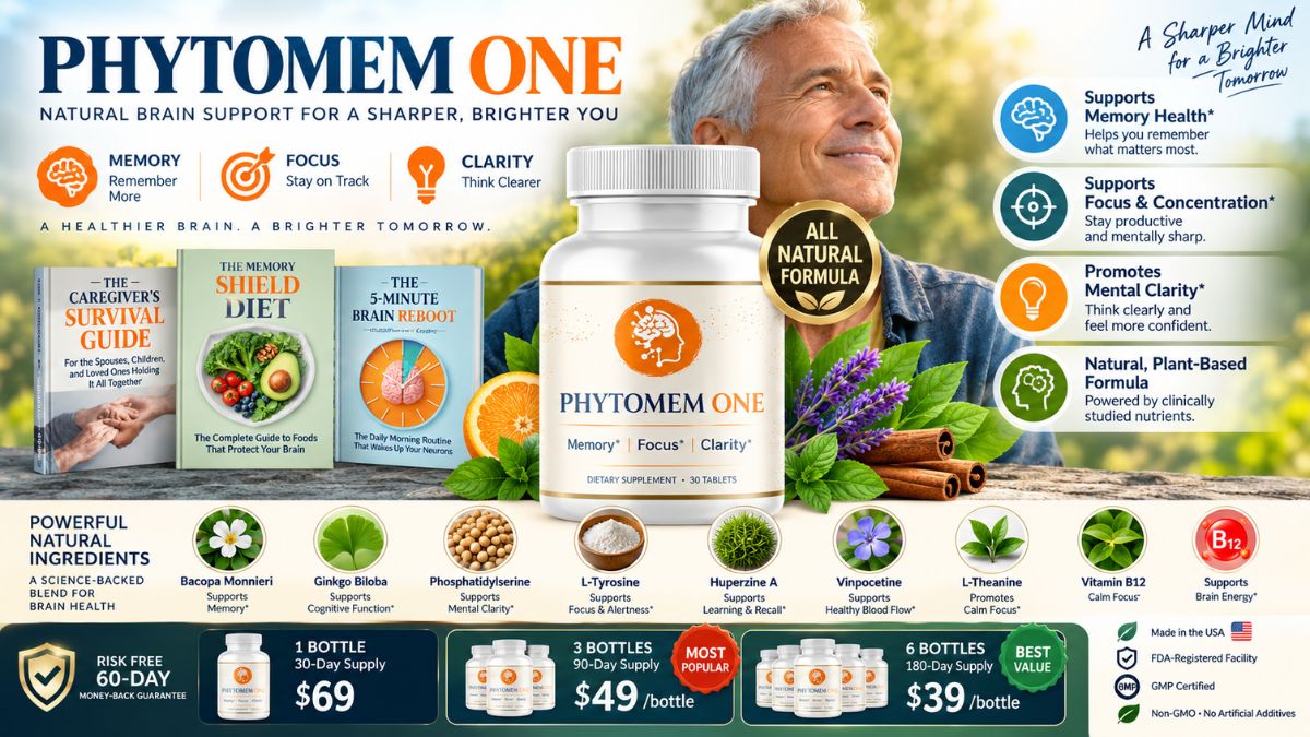 Phytomem One Review Ingredients Profile Phytomem One Review - Botanical Formula & Essential Ingredients