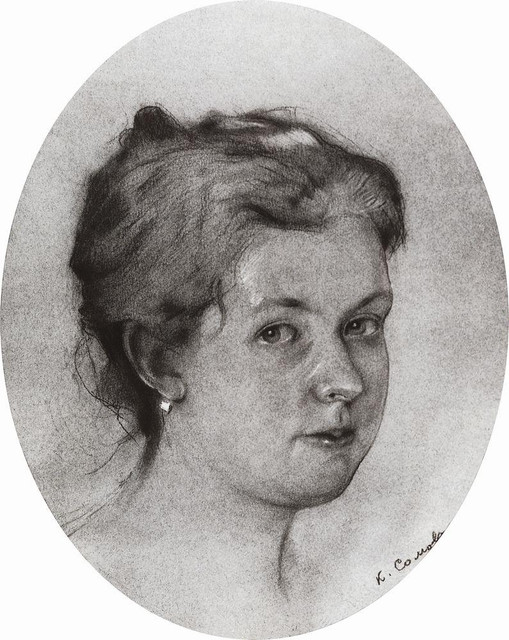 Портрет А А Сомовой Михайловой 1897