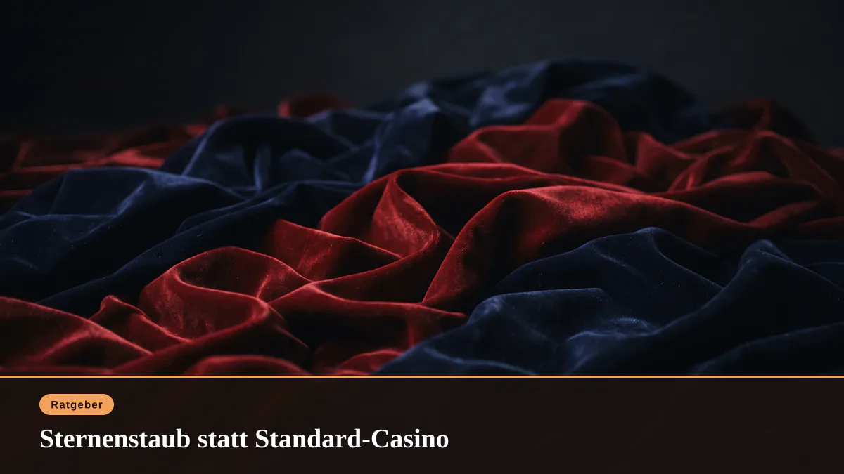 Sternenstaub statt Standard-Casino