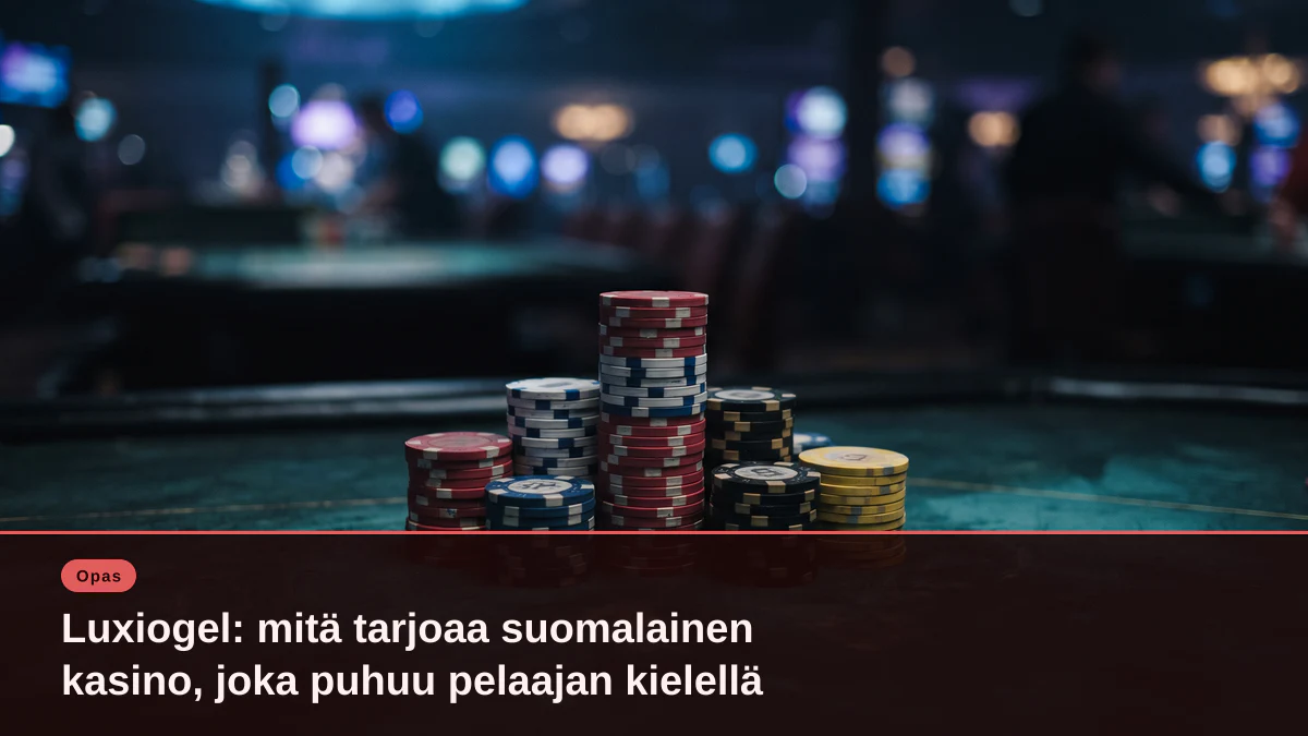 Luxiogel: mitä tarjoaa suomalainen kasino, joka puhuu pelaajan kielellä