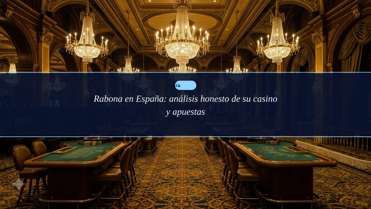Rabona en España: análisis honesto de su casino y apuestas