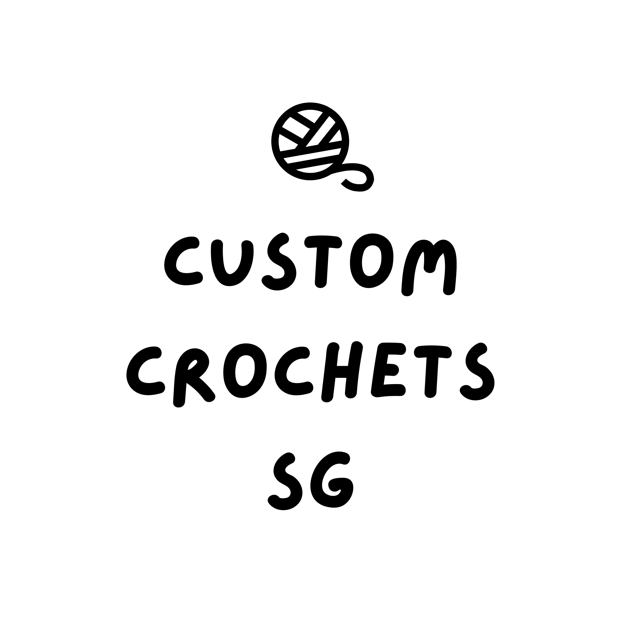 Custom Crochets SG logo