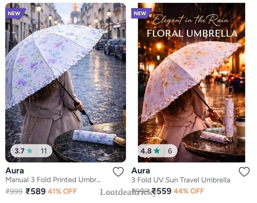 Umbrella Starting At – Mind-Blowing Saving @ ₹339 Umbrella Starting At – Mind-Blowing Saving @ ₹339
