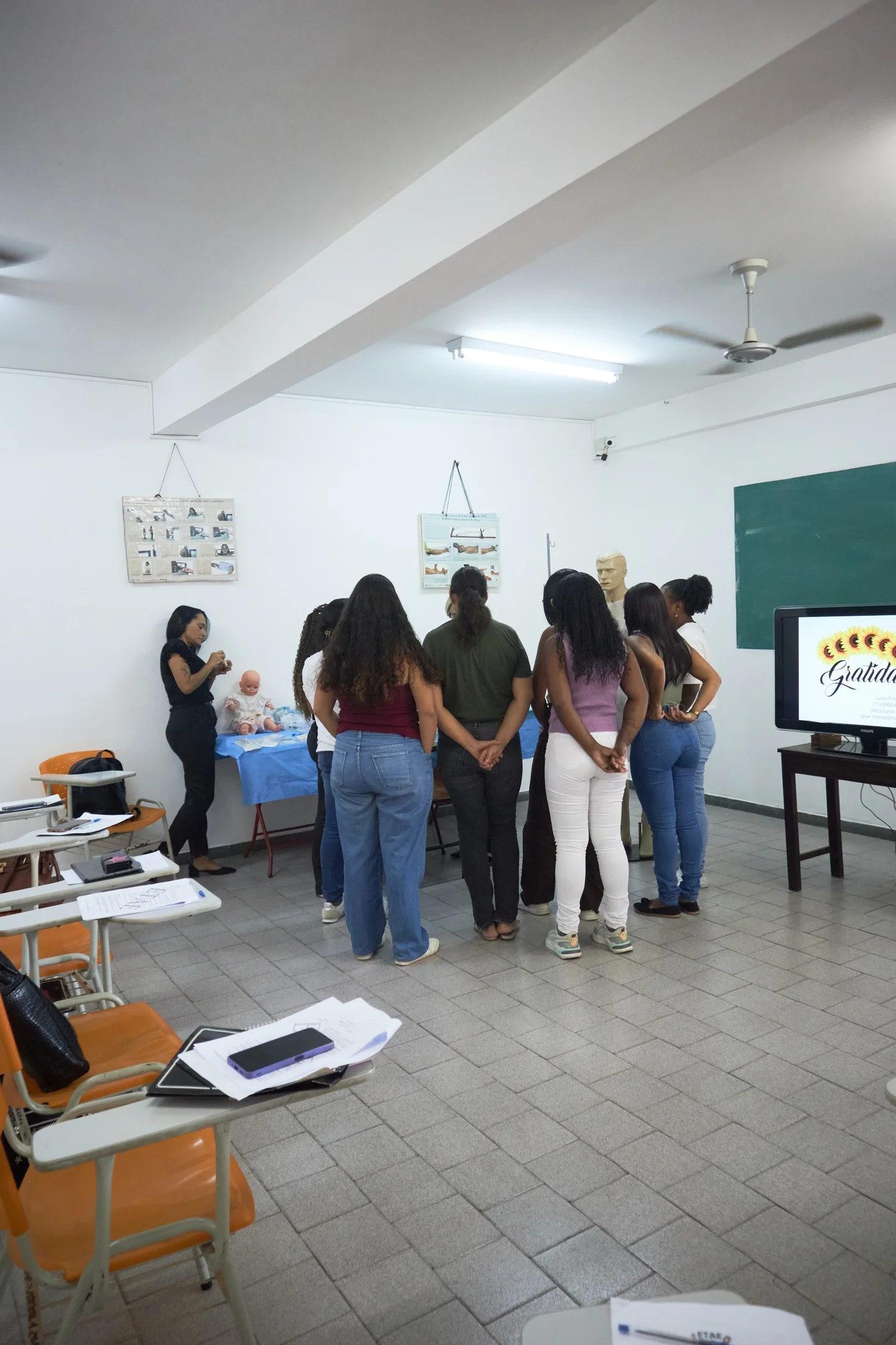 Início da jornada - Professora Lyvia França